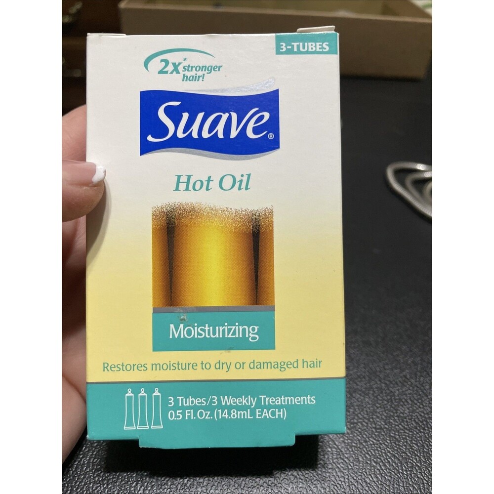 Vintage Suave Salon Formula Hot Oil Treatment 3 Tubes 1/2 Fl. Oz. Ea. Prop Gift